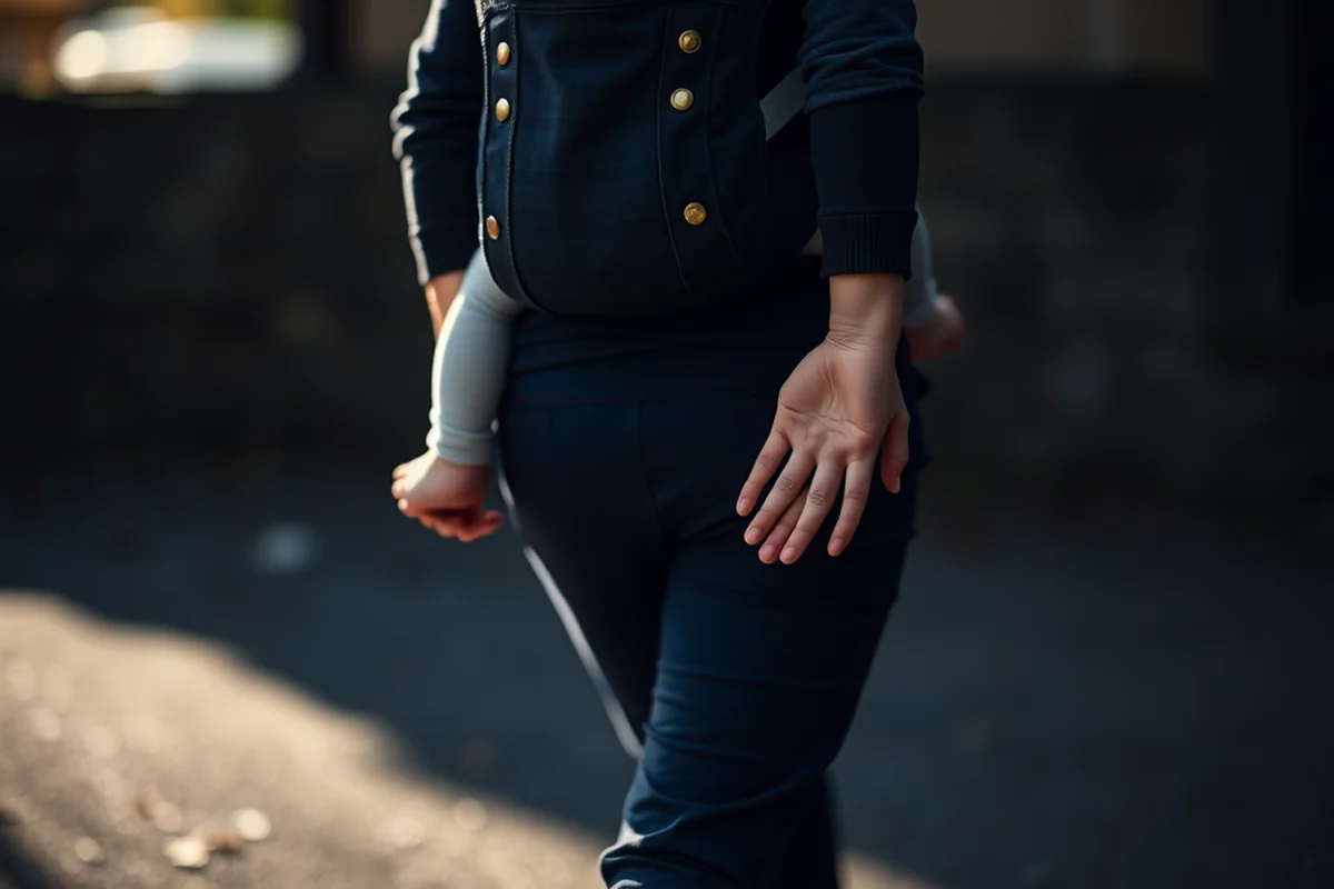 back friendly baby carrier — Back Friendly Baby Carrier (step by step)