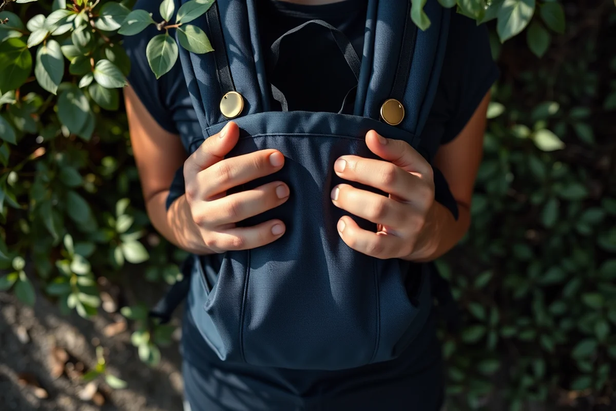 back friendly baby carrier — Back Friendly Baby Carrier (the finished result)